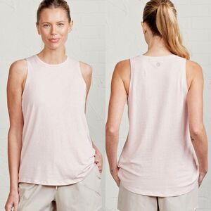TASC Blush Heather Organic Cotton Bamboo Blend Nola Tank 2.0 XL Minimalist Comfy